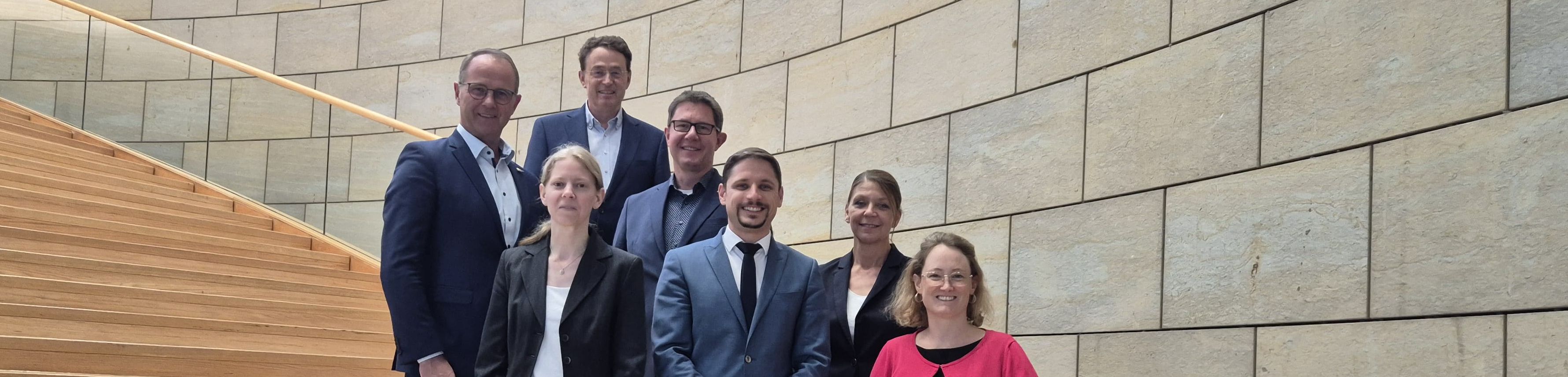 Euregio´s brengen bezoek aan de Landtag Nordrhein-Westfalen. 